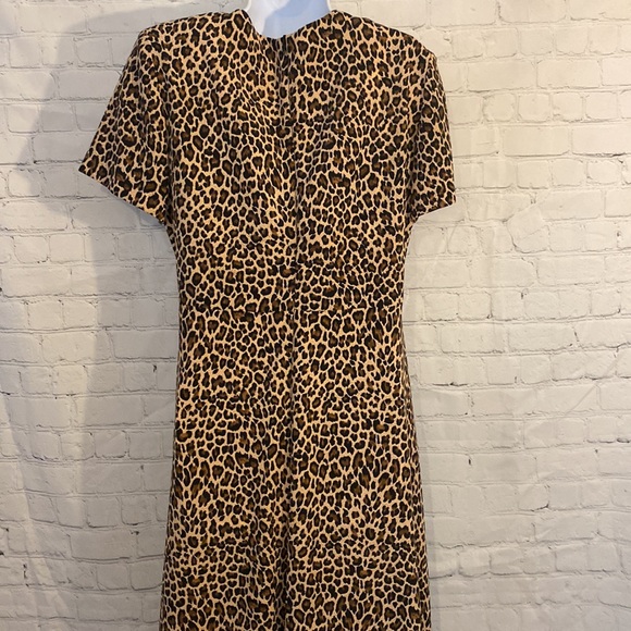 Vintage Dani Michaels animal print front knit maxi dress - Picture 7 of 8